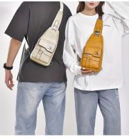 Nuevo bolso de mensajero unisex impermeable y resistente al desgaste, bolso cruzado, bolso de mano, bolso de hombro, bolso de pecho, hecho de tela resistente al desgaste, gran capacidad con bolsillos grandes, fácil de transportar, adecuado para el trabajo - details 13
