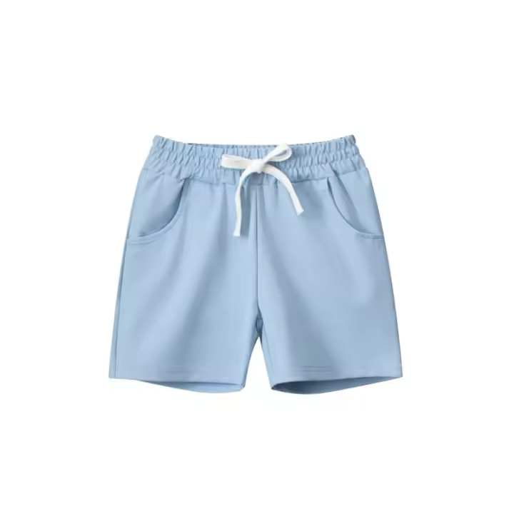 Pantalones cortos para niños de malla transpirable de cinco puntos pantalones medianos, pantalones cortos casuales para niños de verano - 1