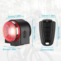 Alarma de Bicicleta Elecpow A8Pro con Luz Trasera Sensible al Freno Control Remoto Inalámbrico Carga USB Alarma Antiburguaje Luz de Cola de Bicicleta - details 11