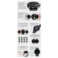 2024 Reloj Inteligente Hombres Mujeres, Smartwatch con Llamada Bbluetooth, Pantalla AMOLED de 1,43