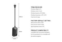 ACCEO USB Android TPMS navegación inalámbrica 4 sensores sistema de monitoreo de presión de neumáticos de coche dispositivos electrónicos sistemas de alarma inteligentes - details 10
