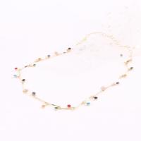 Gargantillas de bola pequeña de cuentas de una sola capa para el cuello, accesorios de moda, collares de joyería, cadena de clavícula - details 6