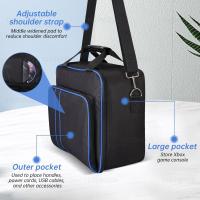 Bolso de hombro de almacenamiento, estuche de transporte de viaje Compatible con accesorios de Xbox Series X/S, bolso portátil con estuche de silicona - details 1