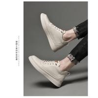 Zapatos De Patinaje Para Hombres Con Aumento De Altura En Cuero Genuino Zapatillas Elevadoras Inserción De Altura 6CM Skate Shoes - details 6