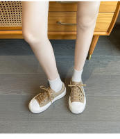 Pastel de queso nueva tendencia color coincidencia plataforma casual tablero zapatos versátil aumento de altura cabeza redonda zapatos blancos - details 12