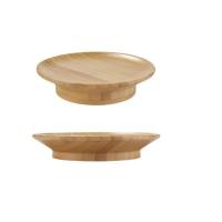 Nuevo europeo y americano de bambú y madera tapa de posavasos de doble propósito anti-caída de escombros que salpica la tapa de bambú y madera - details 3