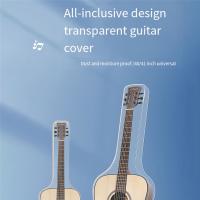 Funda protectora para guitarra eléctrica, transparente, translúcida, a prueba de polvo, impermeable, bolsa de almacenamiento protectora - details 7