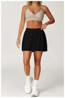 Pantalones cortos deportivos de cintura alta para mujer, faldas deportivas de Yoga Fiess, falda de tenis de Golf para correr de secado rápido, ropa de verano - details 20