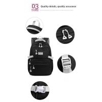Mochila escolar para chicas adolescentes, morral sencillo de color sólido para mujer, morral escolar juvenil - details 13