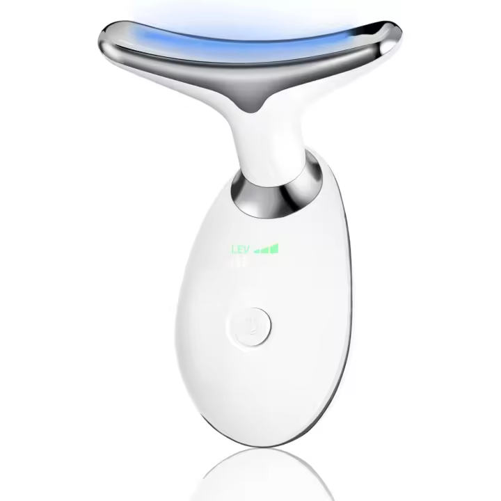 Masajeador de vibración para cara y cuello, herramienta de reducción de arrugas, reafirmante Facial, 1 piezas - 1