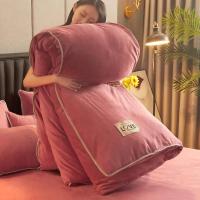 Cubierta de Edredón de Terciopelo de Invierno Suave y Cálido para Dormitorio Doble con Diseño de Pelo Tamaño 150 220x240 para Cama de Pareja - details 14