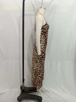 Vestido Midi de Moda Verano 2024 Estilo Interior con Estampado de Leopardo - details 3