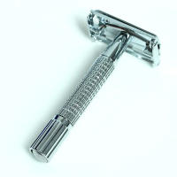 Afeitadora de Seguridad Clásica Doble Borde para Hombres Kit de Afeitado Reto para Barba y Cuello Cuchillo de Acero para Rostro y Cuerpo de Mujeres - details 2