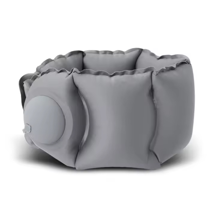 Cojín inflable en forma de U, Protección del Cuello, inflado Prensado, cojín de viaje, Cómodo, Súper Ligera, cojín para vértebras cerales, Coche - 1