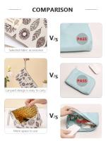 Bolsa de Cosméticos de Lona Portátil Estilo Estudiantil con Caracteres - details 7
