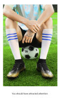 Zapatos de fútbol de marca para hombres, botas de fútbol de tobillo alto, hierba antideslizante al aire libre, zapatillas de deporte de partido de entrenamiento Multicolor, TF/FG - details 18