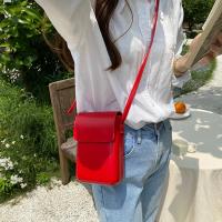 Bolso cruzado magnético de moda para mujeres Diseño vertical elegante Mini bolso de hombro de cuero PU Diseño minimalista para el teléfono - details 33