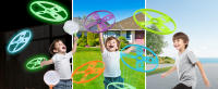 Juguetes para Niños de Juegos al Aire Libre Edad 4-8 Lanzador de Discos Voladores con Discos Fluorescentes Juegos de Pascua para Niños y Niñas Edad 3-5 - details 0