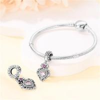Encanto Clásico de Plata Esterlina S925 - Romántico Pulsera de 3mm con Zirconio - Ideal para Joyería DIY para Mujeres - details 18