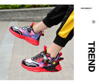 Zapatillas de correr de marca para niños y niñas, zapatos de baloncesto transpirables, zapatillas deportivas de suela gruesa antideslizantes - details 11