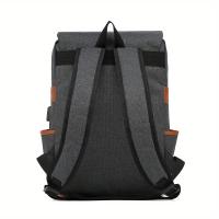 Mochila de estudiante Mochila de viaje Mochila casual al aire libre para hombres y mujeres Bolsa de computadora Bolsa de hombro Mochila multiusos con decoración de cinturón - details 3