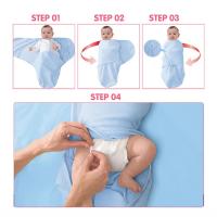 Saco de dormir 100% algodón para bebé, sobre con extracto para recién nacido, manta para bebé, saco de dormir envolvente para niña - details 4