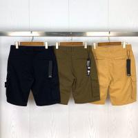 Shorts estilo workwear de alta calidad con logo bordado de Stone Island, aptos para deporte y hip-hop. - details 6