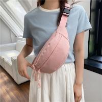 Bolso de pecho de plátano para mujer, bandolera de lona para correr, riñonera informal deportiva, cinturón de media luna - details 0