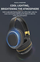 Auriculares inalámbricos con Bluetooth, audífonos plegables con Cable de Audio AUX de 3,5mm, opción de Cable para PC, juegos, música, luz de respiración RGB - details 8