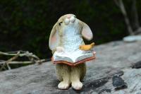 Colección diaria de Pascua para el hogar, figuritas de conejo en miniatura, adornos de mesa, jardín de hadas, Acción de Gracias - details 7
