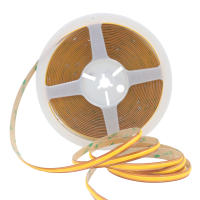Cinta de Luz LED COB 12V 24V 8MM PCB con Conector DC Ajustable Luz Lineal de Alta Densidad para Decoración de Habitación Marca XUNATA - details 8