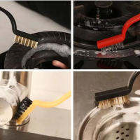 7 unids/set multifuncional cepillo de limpieza de grietas kits de herramientas para cocina baño inodoro - details 3