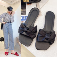 Verano nueva versión coreana moda cabeza cuadrada cubierta de pie fondo plano moda casual gran tamaño arco romano de las mujeres zapatillas geniales - details 4