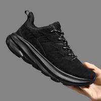 Zapatillas de Correr Antideslizantes de Cuero Nubuck Calzado Deportivo Casual para Hombres - details 34