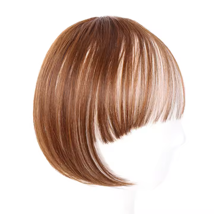 Peluca de cabello humano Invisible para mujer, postizo de extensión fino, parte superior femenina - 1