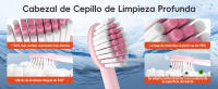 Cepillo de dientes eléctrico sónico IPX7, cabezal de cepillo DuPont resistente al agua, recargable por USB, limpieza de alta frecuencia, 6 modos de limpieza para adultos - details 3