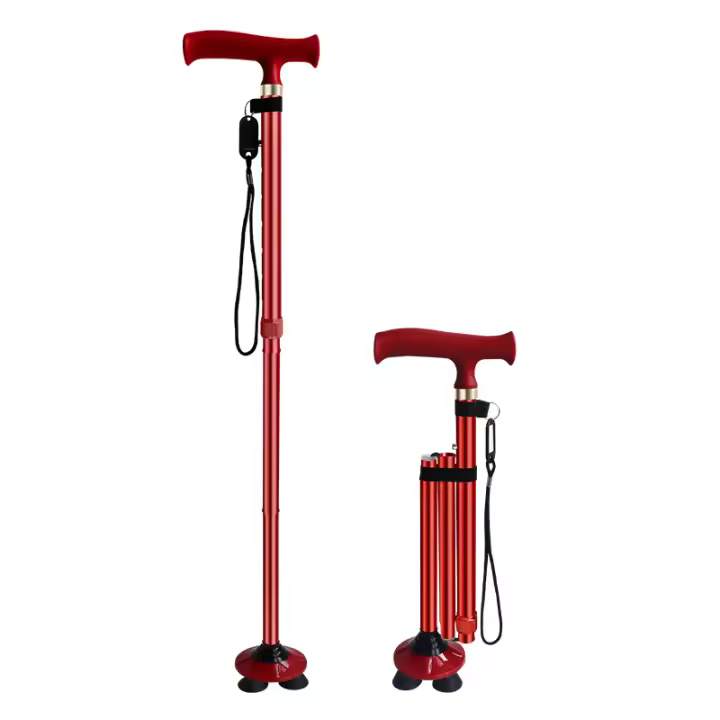 Bastones de Trekking multifuncionales Bastones para caminar con mango en T para adultos - 1