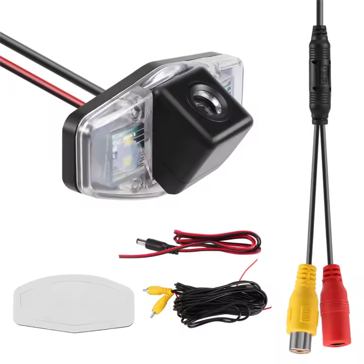Cámara de visión trasera para coche, dispositivo de aparcamiento inverso para Honda Accord Civic EK FD Pilot Fit Jazz Acura TSX 1998-2013 - 1
