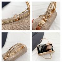 Bolso de mano de cristal elegante para mujer, bolsa de noche con diamantes de imitación, bandolera para fiesta y Cena - details 6