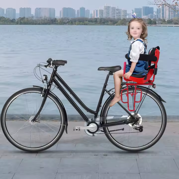 Asiento trasero de bicicleta para niños, accesorio de bicicleta, adecuado con cojín de asiento para niños - 1