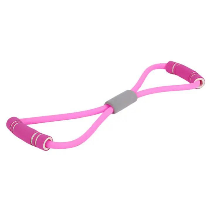 Banda de Resistencia Elástica de 8 Formas Mancuernas de Espuma Expansor de Pecho para Yoga y Fitness Deportes y Salud - 1