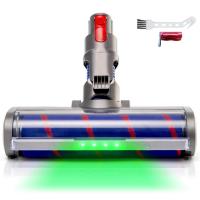 Cabezal de limpieza cepillo de rodillo suave para Dyson V7 V8 V10 V11 G5 accesorio de aspiradora inalámbrico con luces LED de polvo para suelo duro - details 0