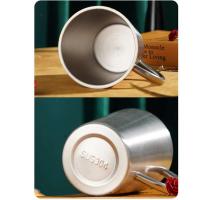 Tazas de doble capa de acero 300ml 304, aislamiento térmico de agua y café, taza de cerveza inoxidable - details 9