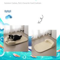 Estera refrescante extraíble duradera para mascotas, almohadilla de cama plegable y transpirable para perros, cojín lavable resistente al desgaste para mascotas y gatos - details 4