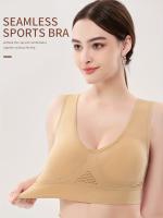Sujetador deportivo con almohadillas incorporadas, transpirable, alta elasticidad, sin aros, perfecto para yoga, fitness, correr - details 47
