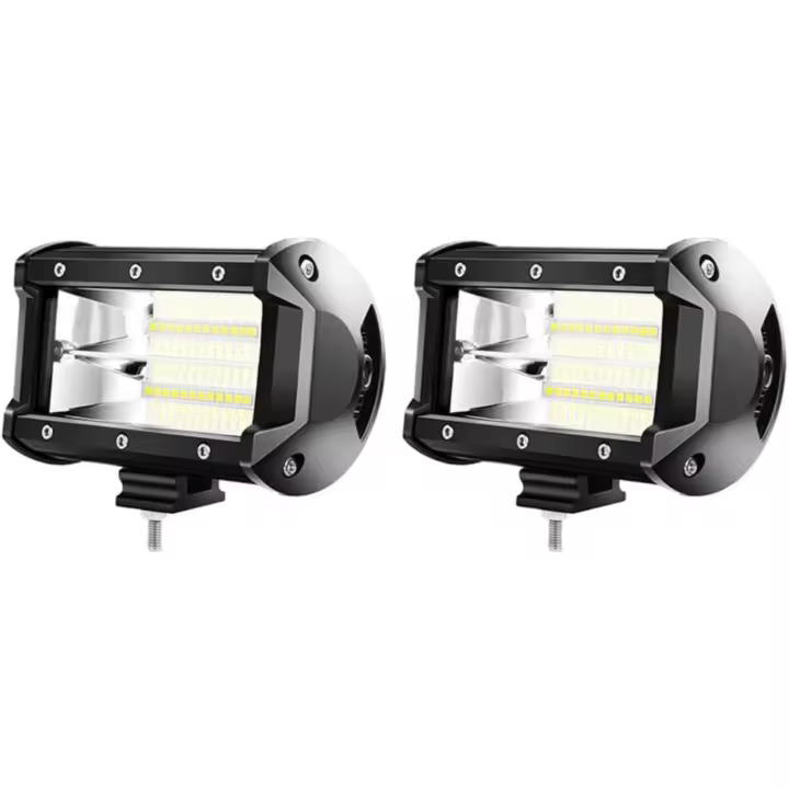 UISEBRT Luz de Trabajo LED de 72W Iluminación de Carretera Additional 5400LM Impermeable IP67 - 1