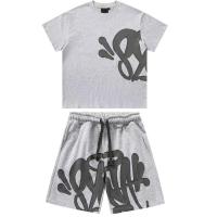 Conjunto de camiseta y pantalones cortos de hip hop para hombre Syna World Drill Summer Tracksuits - details 5
