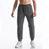 Grille Design tissu hommes pantalons de Sport décontractés pantalons de Sport de gimnasia para hombres survêfun pantalons de survênement entrenamiento Jogging pantalons longs - details 6