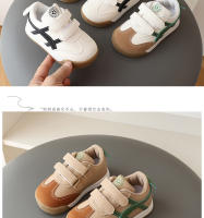 Zapatos de Mesa Versátiles a Rayas para Niños Pequeños Zapatos Antideslizantes de Suela Suave de Moda para Primavera y Otoño - details 7