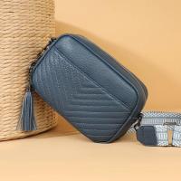 Bolso de Mano de Cuero Genuino para Mujer Color Sólido con Borlas Bolso de Hombro de Cuero de Vaca - details 15
